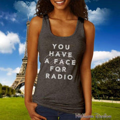 Radio Face Racerback Tank Top