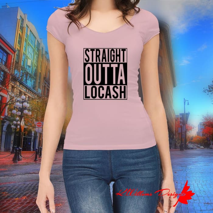 Straight Outta Locash Womens T-Shirt