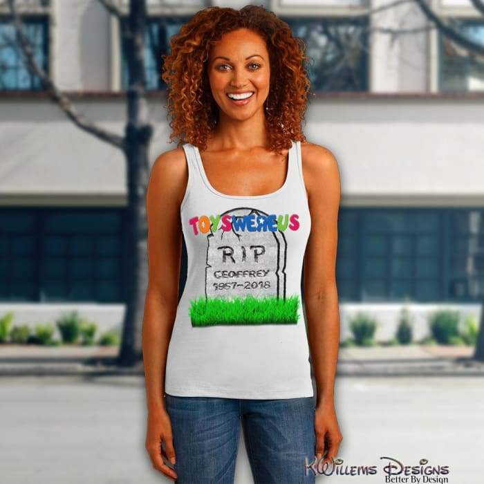 Toys Were Us Womens Racerback Tank Top