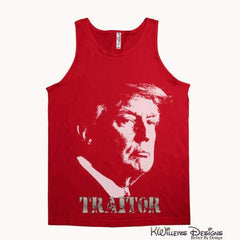 Traitor 45 Alstyle Unisex Tank - Red / Small (S)