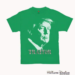 Traitor 45 Mens Hanes T-Shirts - Shamrock Green / Small (S)