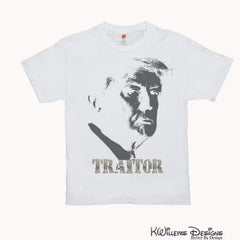 Traitor 45 Mens Hanes T-Shirts - White / Small (S)