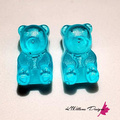 Gummy Bear Earrings - Blue