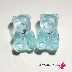 Gummy Bear Earrings - Light Blue